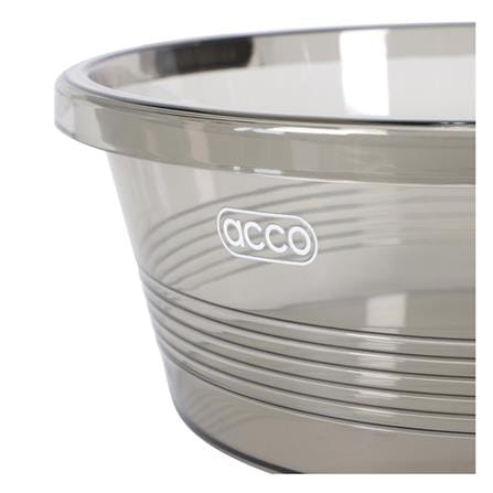 ชุดกะละมังถังน้ำ ACCO KLEAR 11.5 ลิตร สีเทาใส_4