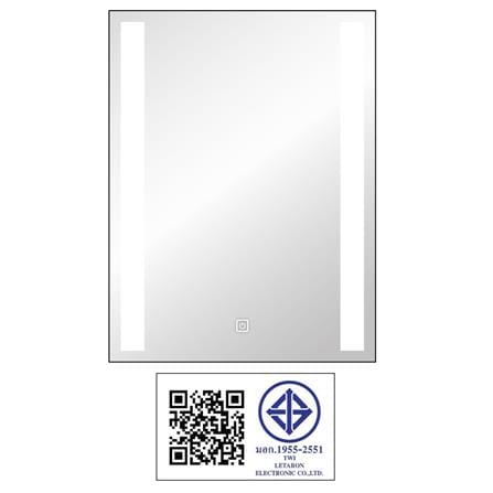 กระจกเงาตกแต่ง LED WSP MLD-2 60x80 ซม. สีเงิน_7