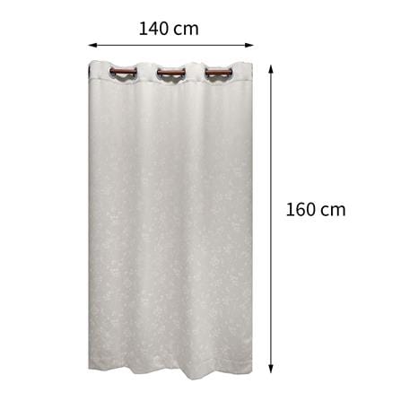 ผ้าม่าน EYELET HOME LIVING STYLE IXORA UV 140X160 ซม. สีครีม_5