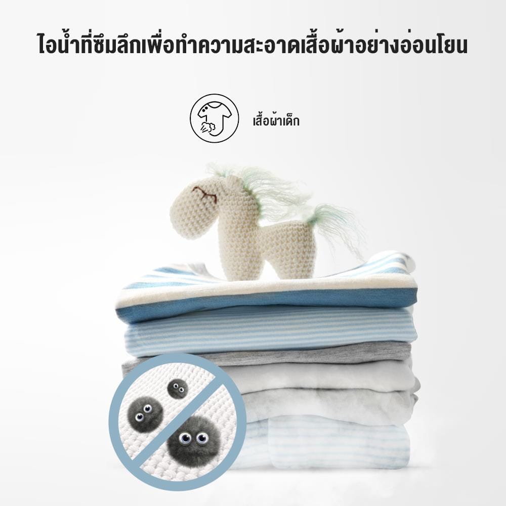 เครื่องซักผ้าฝาหน้า HISENSE WF105N1 10.5 กก. 1400 RPM อินเวอร์เตอร์ สีเทา