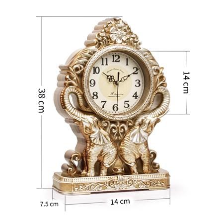 นาฬิกาตั้งโต๊ะ INTERY CT027C009 14.96 นิ้ว สีครีม_2