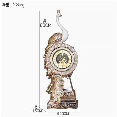 นาฬิกาตั้งโต๊ะ INTERY CT215C048 23.62 นิ้ว สีโรสโกลด์_5