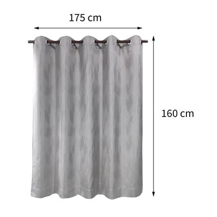 ผ้าม่าน EYELET HOME LIVING STYLE PIERRE UV 175X160 ซม. สีเทา_6