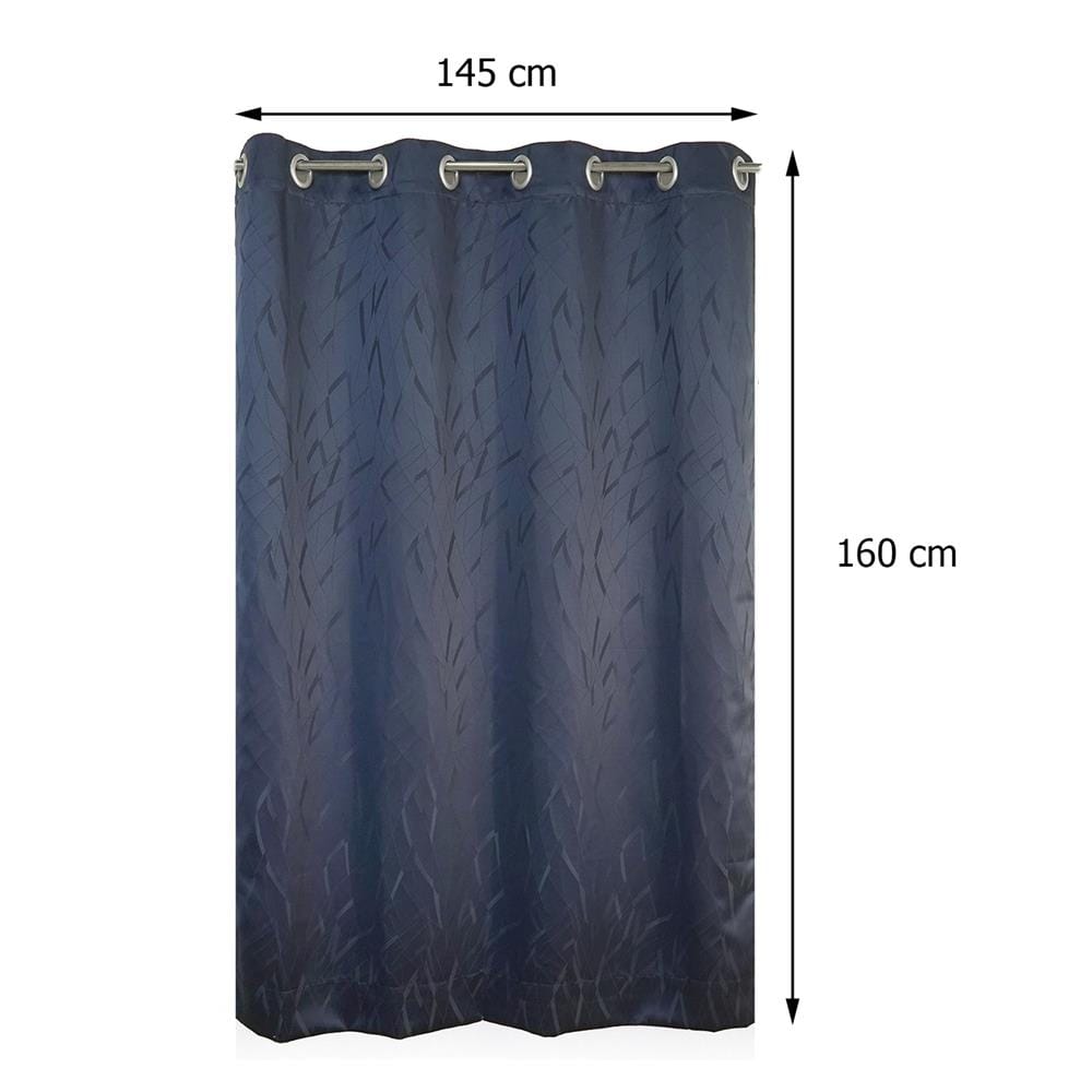 ผ้าม่าน EYELET HOME LIVING STYLE YORK UV 145X160 ซม. สีน้ำเงิน