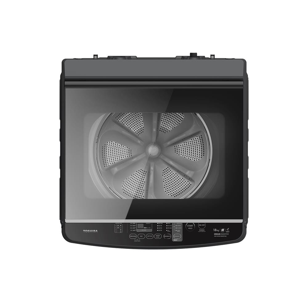 เครื่องซักผ้าฝาบน TOSHIBA AW-DUHN1900QT(SG) 18 กก. 630 RPM อินเวอร์เตอร์ สีเทา