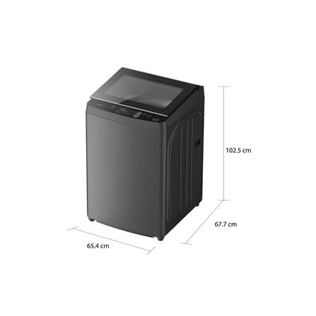 เครื่องซักผ้าฝาบน TOSHIBA AW-DUHN1900QT(SG) 18 กก. 630 RPM อินเวอร์เตอร์ สีเทา_5