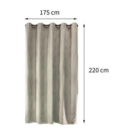 ผ้าม่าน EYELET HOME LIVING STYLE PIERRE UV 175X220 ซม. สีครีม_5