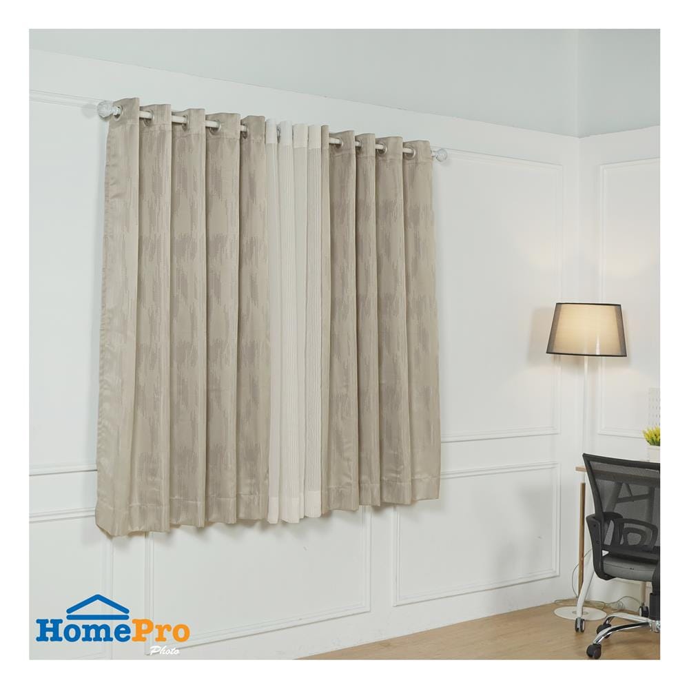 ผ้าม่าน EYELET HOME LIVING STYLE PIERRE UV 175X160 ซม. สีครีม