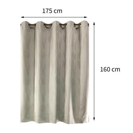 ผ้าม่าน EYELET HOME LIVING STYLE PIERRE UV 175X160 ซม. สีครีม_6