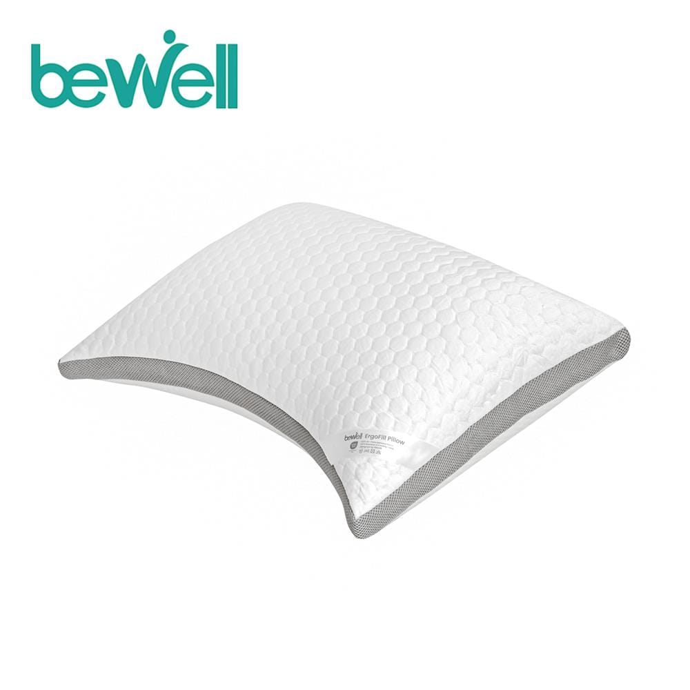 หมอนสุขภาพ เมมโมรี่โฟม BEWELL ERGOFILL 50x70x20 ซม. สีขาว