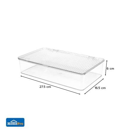 กล่องจัดเก็บในตู้เย็นมีฝา KECH CHILLY SIZE M 16.5X27.5X6 ซม._6