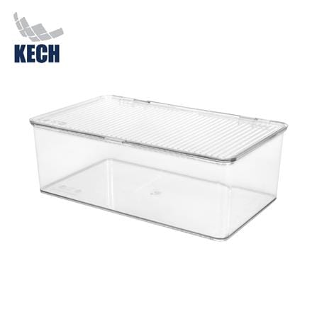 กล่องจัดเก็บในตู้เย็นมีฝา KECH CHILLY SIZE L 16.5X27.5X9.5 ซม._0