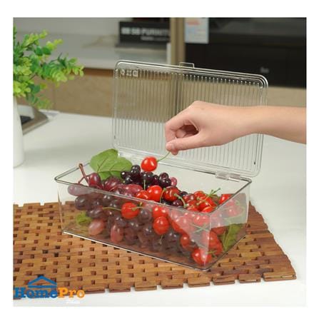 กล่องจัดเก็บในตู้เย็นมีฝา KECH CHILLY SIZE L 16.5X27.5X9.5 ซม._4