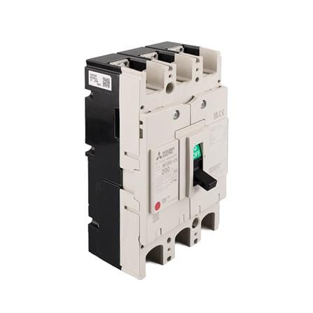 เซอร์กิตเบรกเกอร์ 3 โพล 3 เฟส MITSUBISHI NF250CV 200 แอมป์ 18 KA 380V_1
