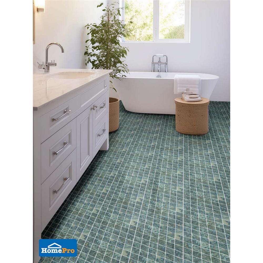 โมเสคพอร์ซเลน 30x30 ซม. TARA OCEAN MIST GREY