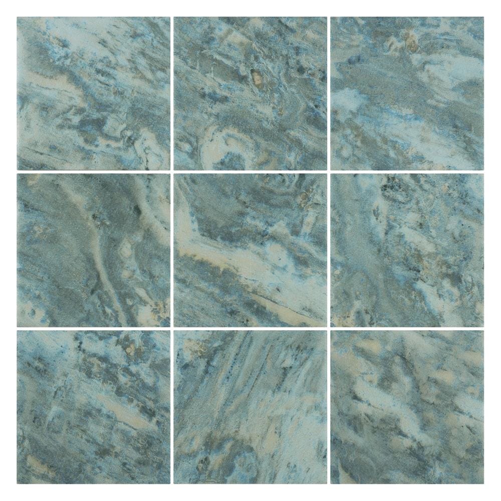 โมเสคพอร์ซเลน 30x30 ซม. TARA OASIS BLUE(98)