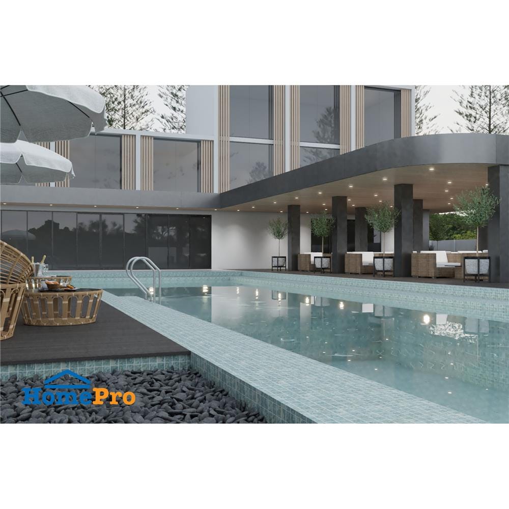 โมเสคพอร์ซเลน 30x30 ซม. TARA OASIS BLUE(48)