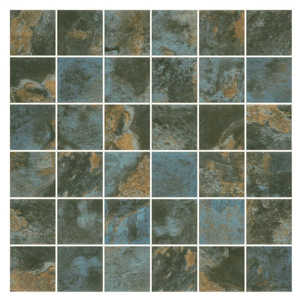 โมเสคพอร์ซเลน 30x30 ซม. TARA OASIS DARK BLUE(48)