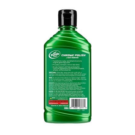 ครีมทำความสะอาดเคลือบเงาโลหะ TURTLE WAX 296 มล._1