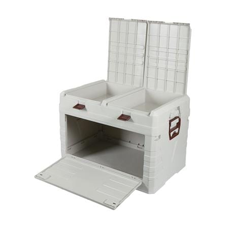 กล่องเก็บของพับได้ STACKO GLAM-C SIZE L 58X39X40 ซม. สีครีม_4