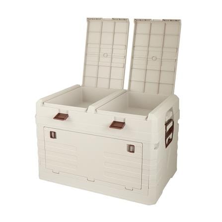 กล่องเก็บของพับได้ STACKO GLAM-C SIZE M 53X35X36 ซม. สีครีม_4