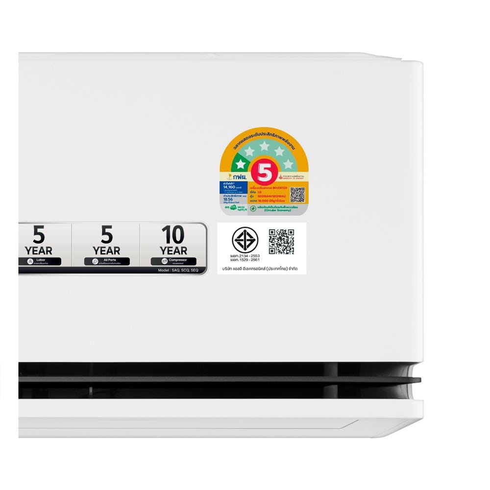 แอร์ผนัง LG SEQ18AN.S11 18000 บีทียู อินเวอร์เตอร์