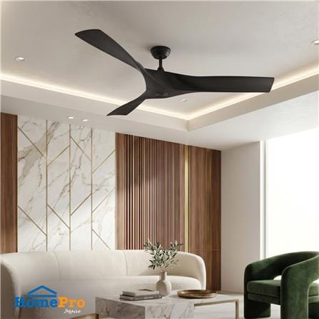 พัดลมไม่มีโคมไฟ CARINI DENO-48 MBK 52 นิ้ว สีดำ_2