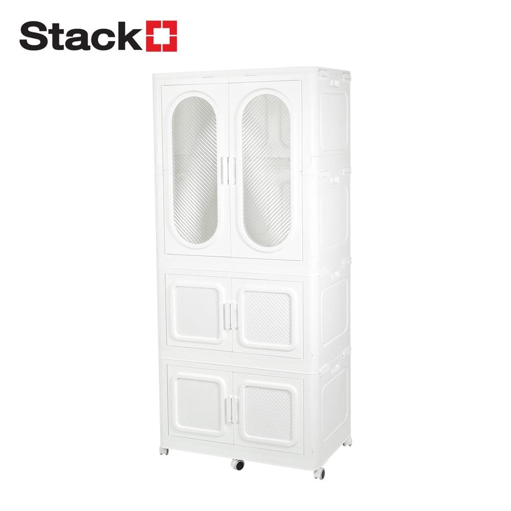 ตู้เสื้อผ้า 3 ชั้น STACKO GRACE 84X52.8X188.6 ซม. สีขาว