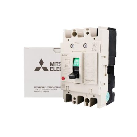 เซอร์กิตเบรกเกอร์ 3 โพล 3 เฟส MITSUBISHI NF63HV 40 แอมป์ 10 KA 380 โวลต์_2