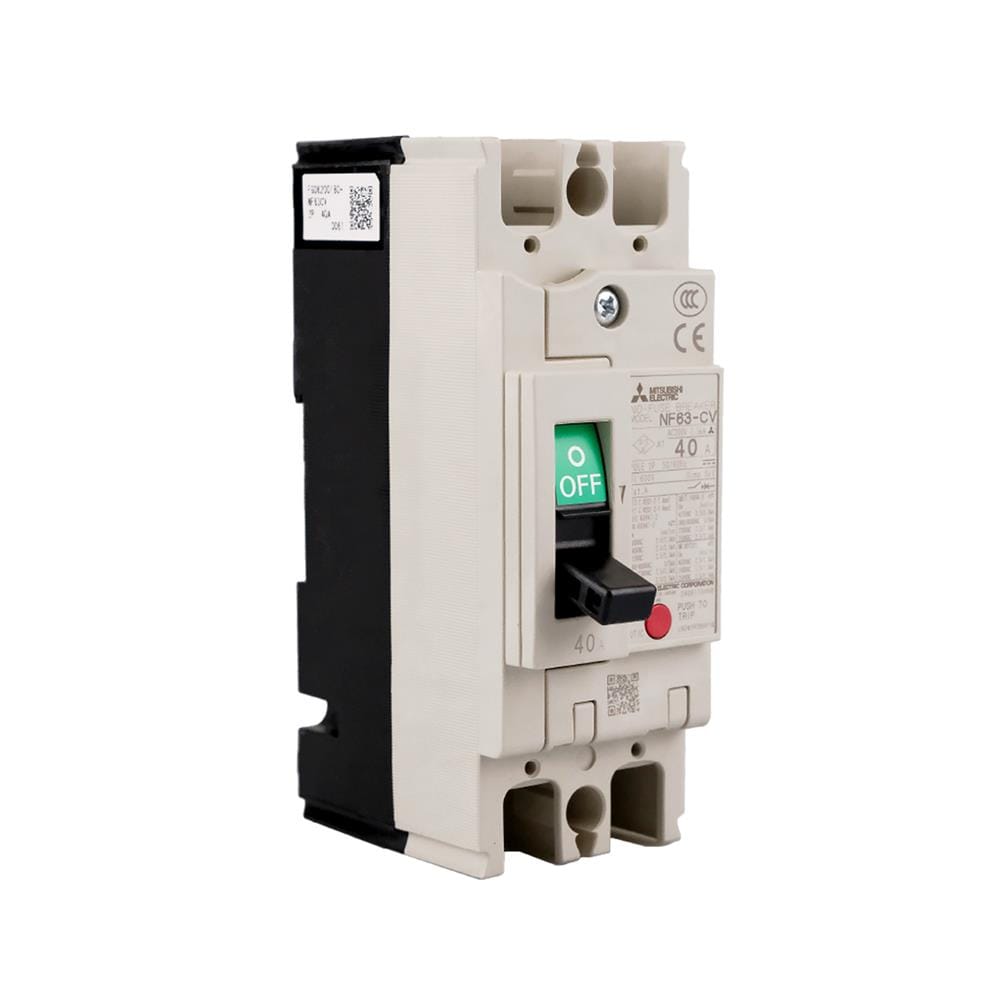 เซอร์กิตเบรกเกอร์ 2 โพล 1 เฟส MITSUBISHI NF63CV 40 แอมป์ 7.5 KA 230 โวลต์