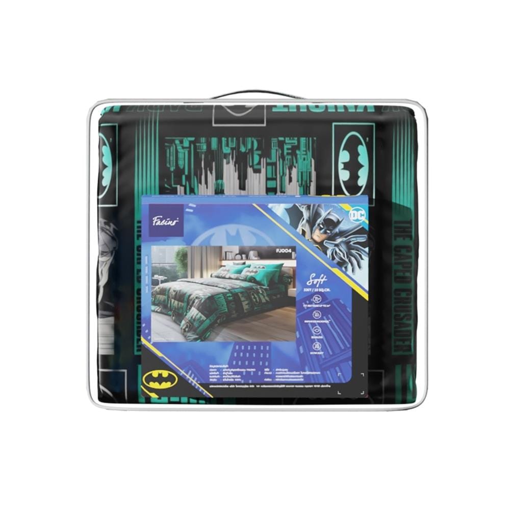 ชุดผ้าปูที่นอน 6 ฟุต (ชุด 6 ชิ้น) PREMIER SATIN BATMAN FJ004