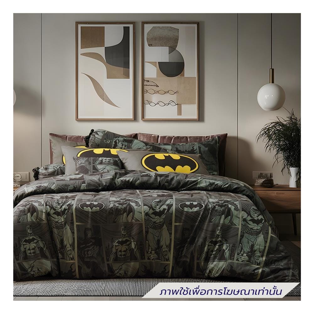ชุดผ้าปูที่นอน 5 ฟุต (ชุด 6 ชิ้น) PREMIER SATIN ฺBATMAN FJ005