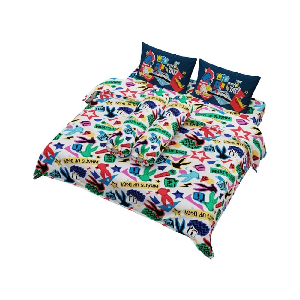 ชุดผ้าปูที่นอน 6 ฟุต (ชุด 6 ชิ้น) PREMIER SATIN LOONEY TUNES FJ010