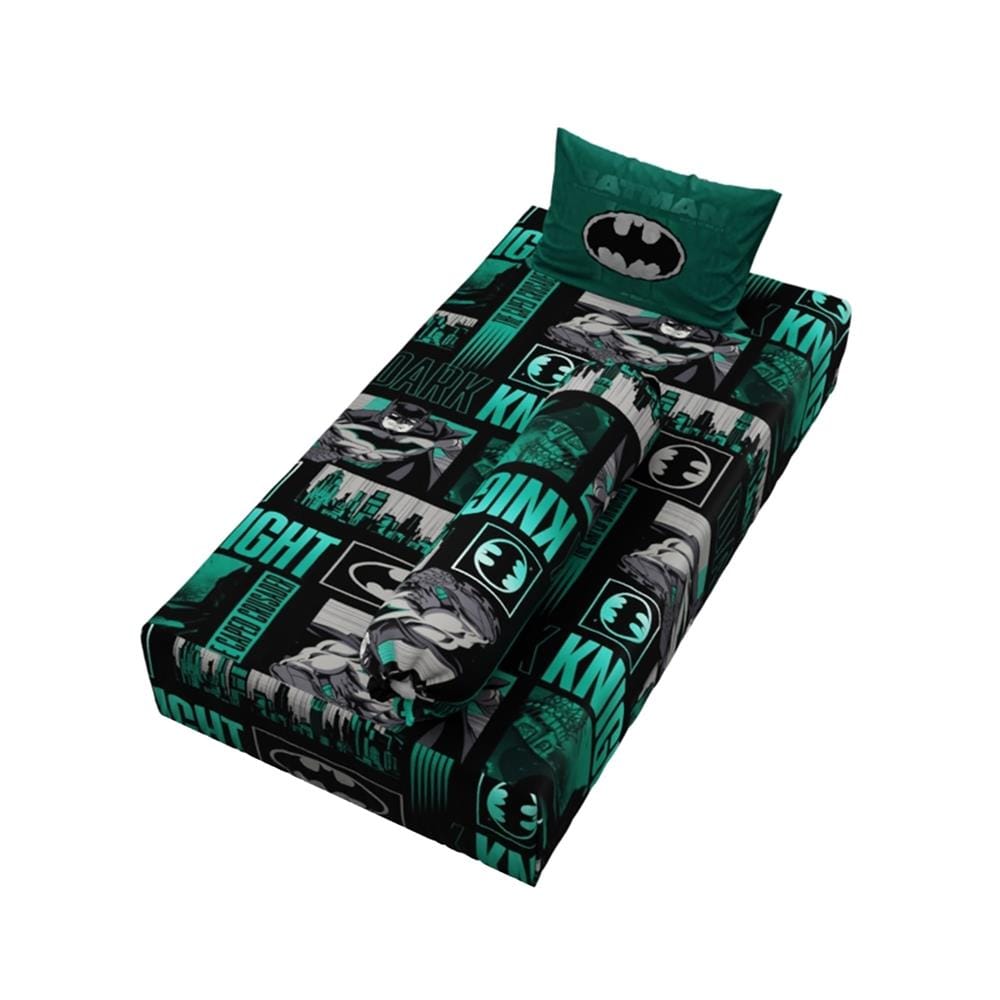 ชุดผ้าปูที่นอน 3.5 ฟุต (จำนวน 3 ชิ้น) PREMIER SATIN BATMAN FJ004