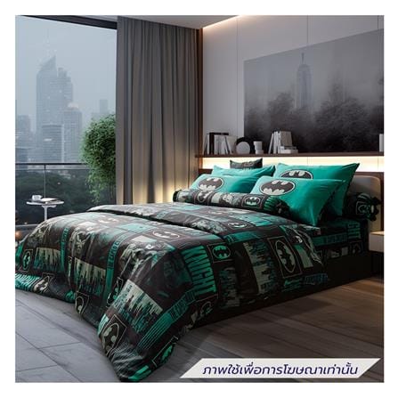 ชุดผ้าปูที่นอน 3.5 ฟุต (จำนวน 3 ชิ้น) PREMIER SATIN BATMAN FJ004_0