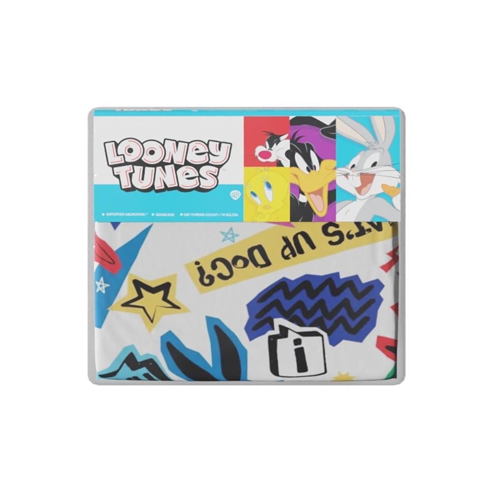 ชุดผ้าปูที่นอน 5 ฟุต (จำนวน 5 ชิ้น) PREMIER SATIN LOONEY TUNES FJ010