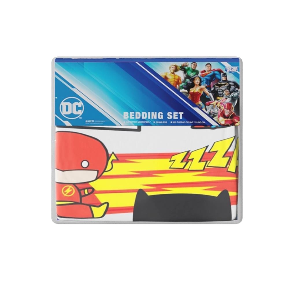 ชุดผ้าปูที่นอน 5 ฟุต (จำนวน 5 ชิ้น) PREMIER SATIN JUSTICE LEAGUE FJ002