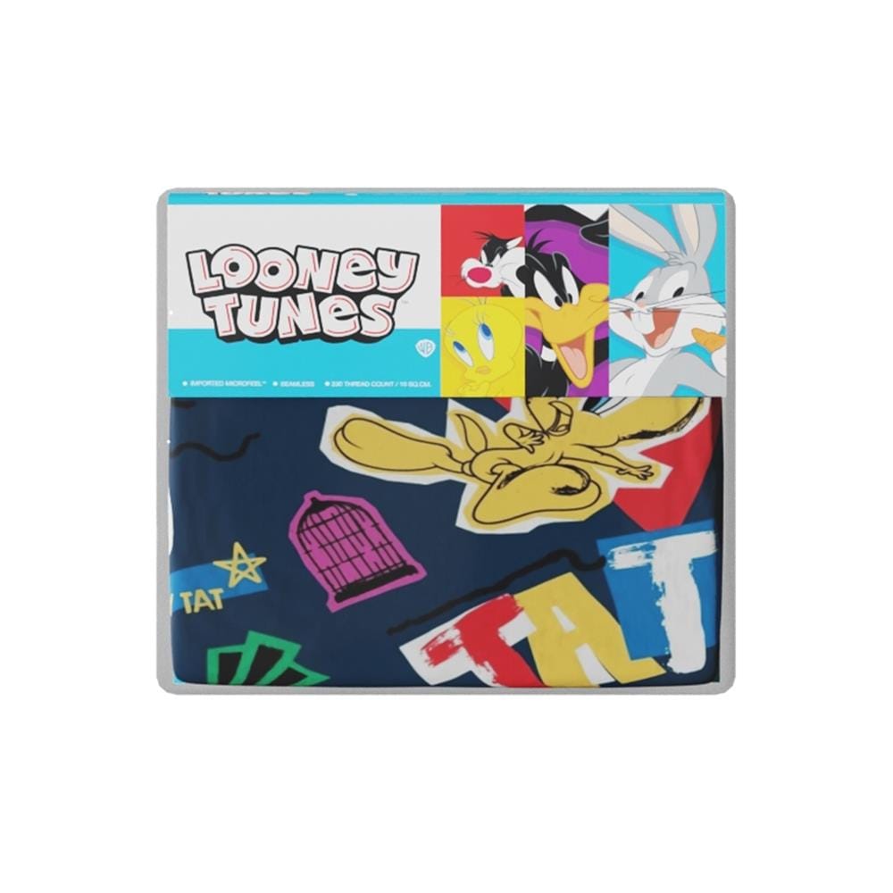 ชุดผ้าปูที่นอน 5 ฟุต (จำนวน 5 ชิ้น) PREMIER SATIN LOONEY TUNES FJ009