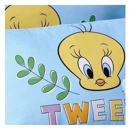 ชุดผ้าปูที่นอน 5 ฟุต (จำนวน 5 ชิ้น) PREMIER SATIN TWEETYS FJ006_3