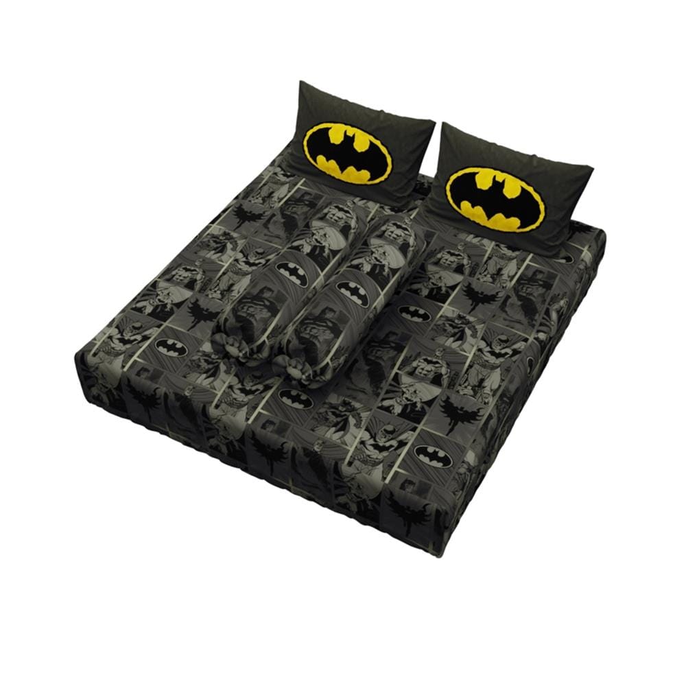 ชุดผ้าปูที่นอน 5 ฟุต (จำนวน 5 ชิ้น) PREMIER SATIN BATMAN FJ005