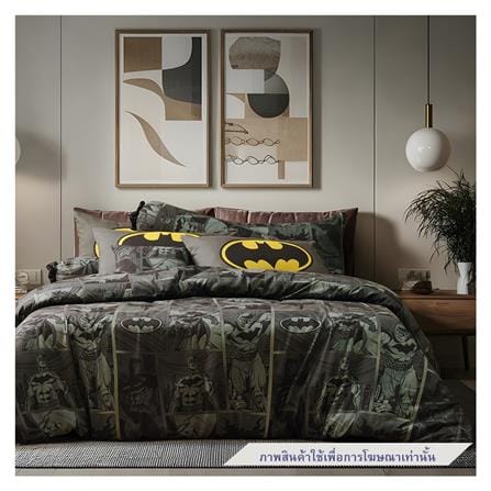 ชุดผ้าปูที่นอน 5 ฟุต (จำนวน 5 ชิ้น) PREMIER SATIN BATMAN FJ005_0