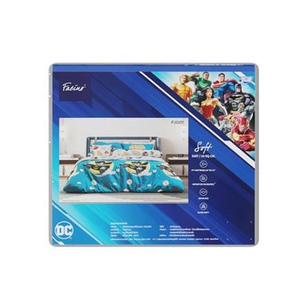 ชุดผ้าปูที่นอน 6 ฟุต (จำนวน 5 ชิ้น) PREMIER SATIN JUSTICE LEAGUE FJ001_5