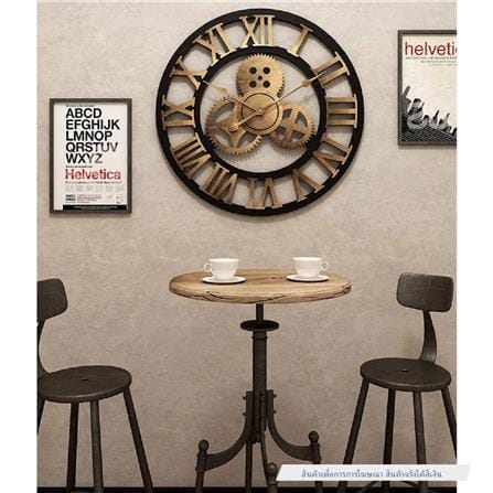นาฬิกาแขวน INTERY C1038C012_02 15.75 นิ้ว สีเงิน_3