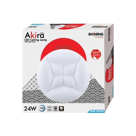 ไฟเพดาน LED SHINING AKIRA 15 นิ้ว 24 วัตต์ DAYLIGHT สีขาว_6