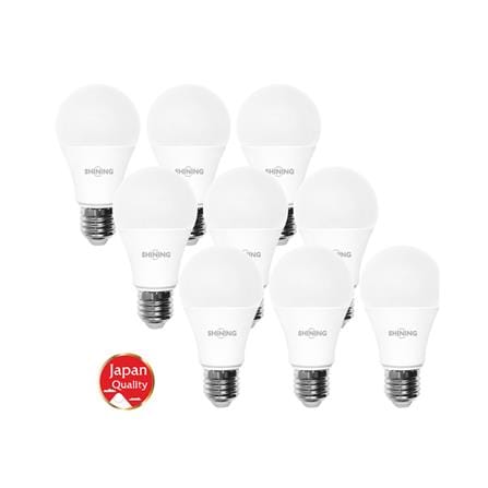 หลอด LED SHINING A60 9 วัตต์ DAYLIGHT E27 (แพ็ก 9 ชิ้น)_1