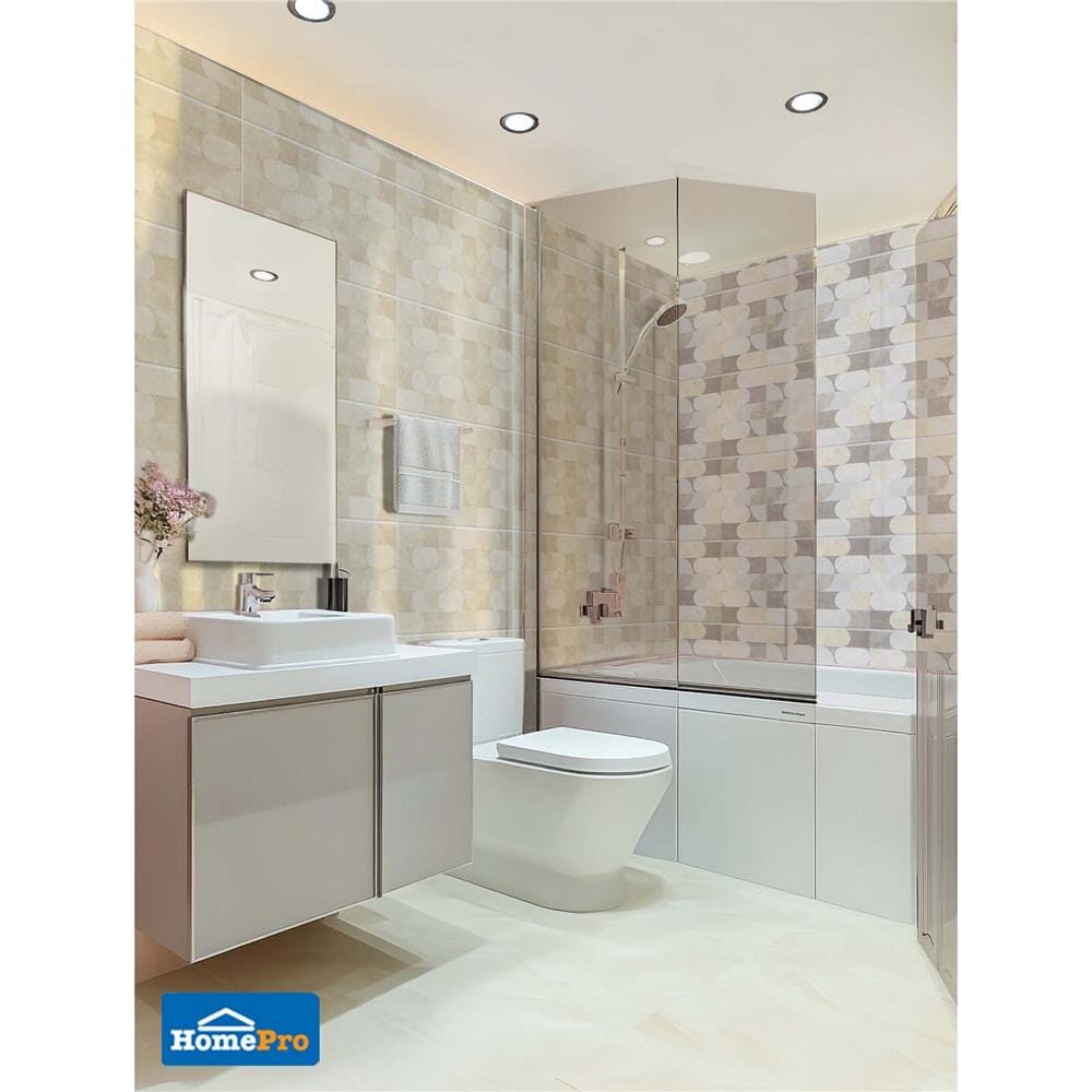 กระเบื้องผนัง 30x60 ซม. DURAGRES ทาร์ทูโฟ บราวน์ A 0.9 ตร.ม.