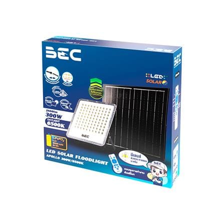 ไฟสปอตไลท์ SOLAR BEC APOLLO 300 วัตต์ DAYLIGHT สีดำ_5