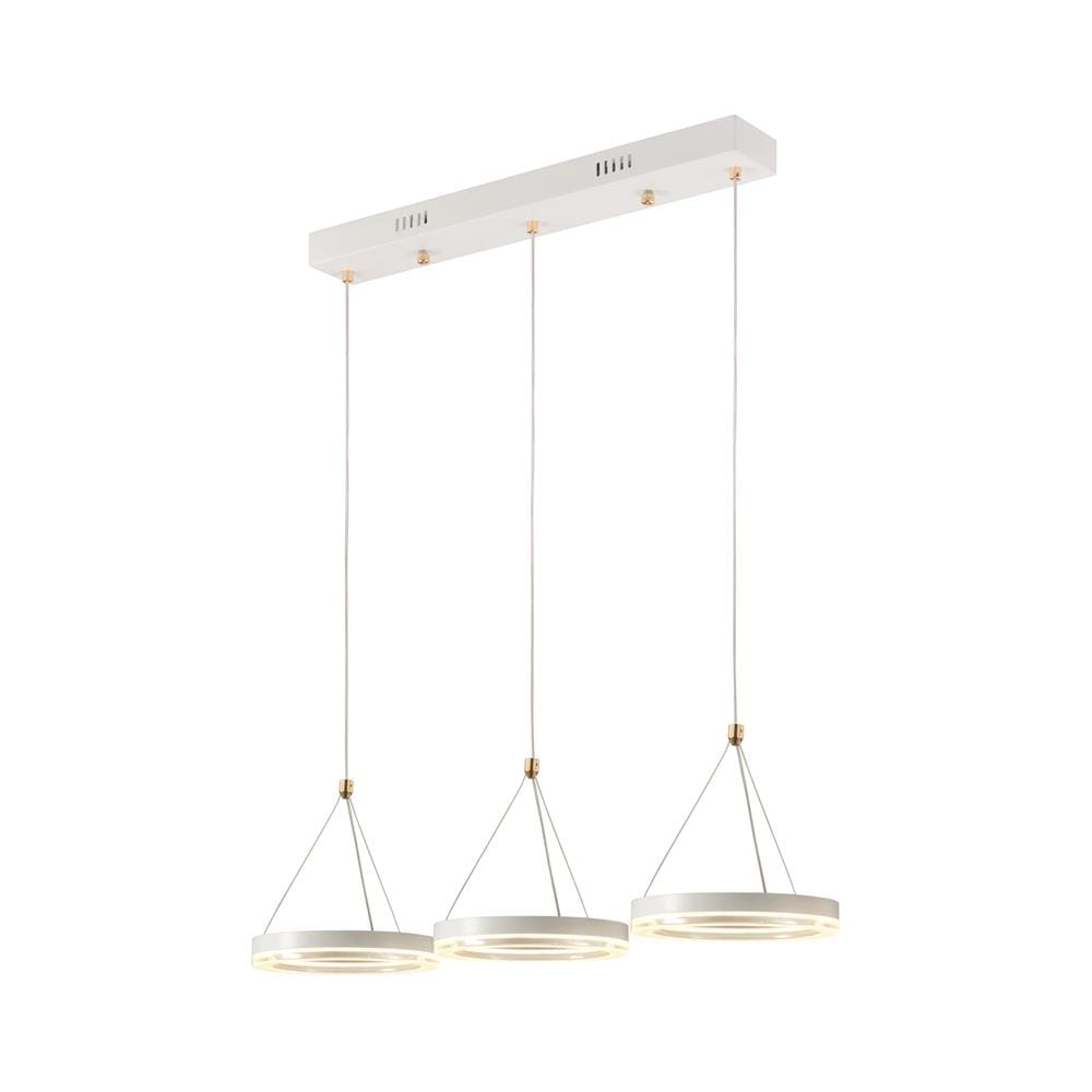 ไฟช่อ LED CARINI 4305L 21 วัตต์ DAYLIGHT/COOL WHITE/WARM WHITE สีทอง/ขาว 3 หัว