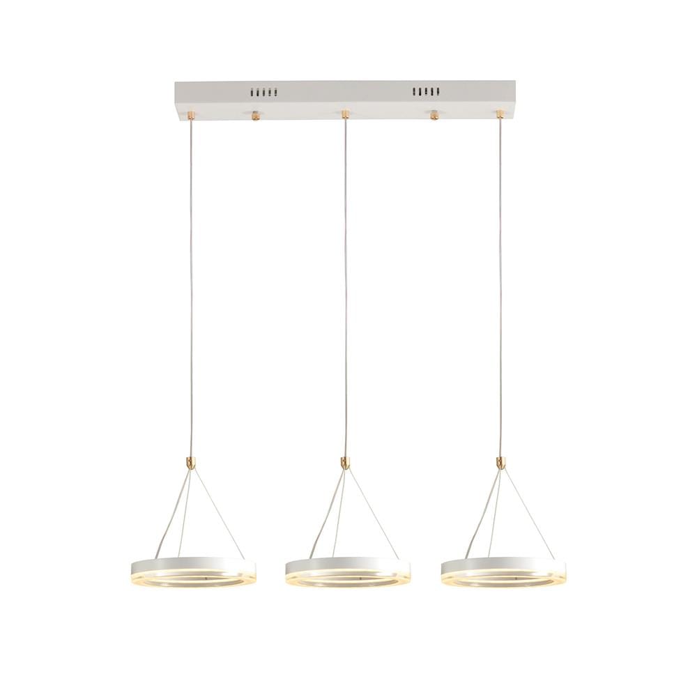 ไฟช่อ LED CARINI 4305L 21 วัตต์ DAYLIGHT/COOL WHITE/WARM WHITE สีทอง/ขาว 3 หัว