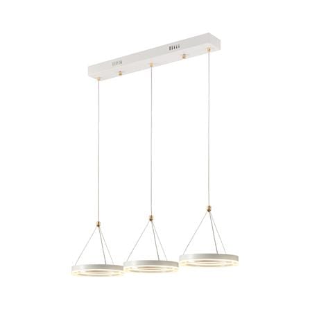 ไฟช่อ LED CARINI 4305L 21 วัตต์ DAYLIGHT/COOL WHITE/WARM WHITE สีทอง/ขาว 3 หัว_0